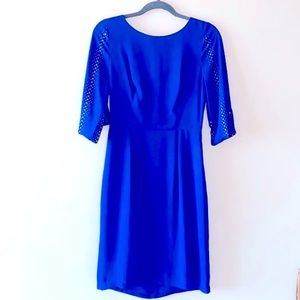 BCBG cobalt blue holiday/ business Dress. size S NWT 💙